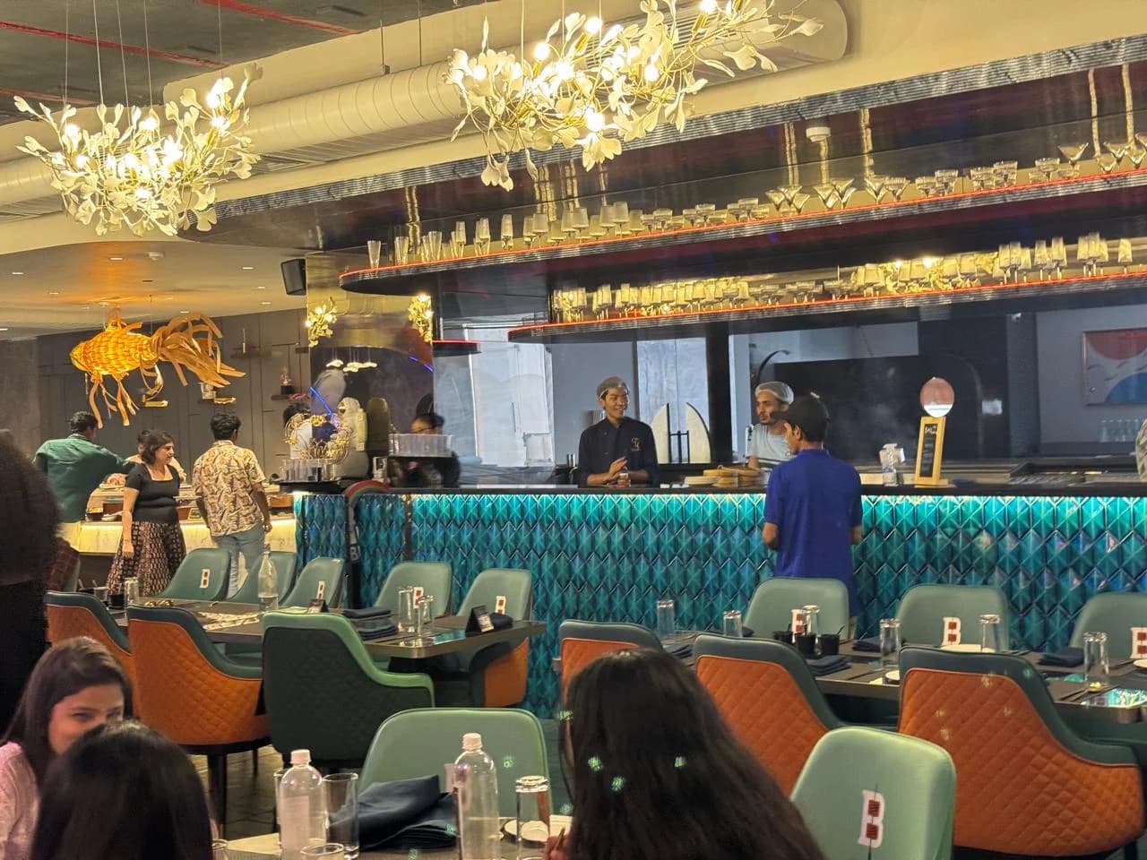Commercial hospitality interior featuring Live Ceramique surfaces