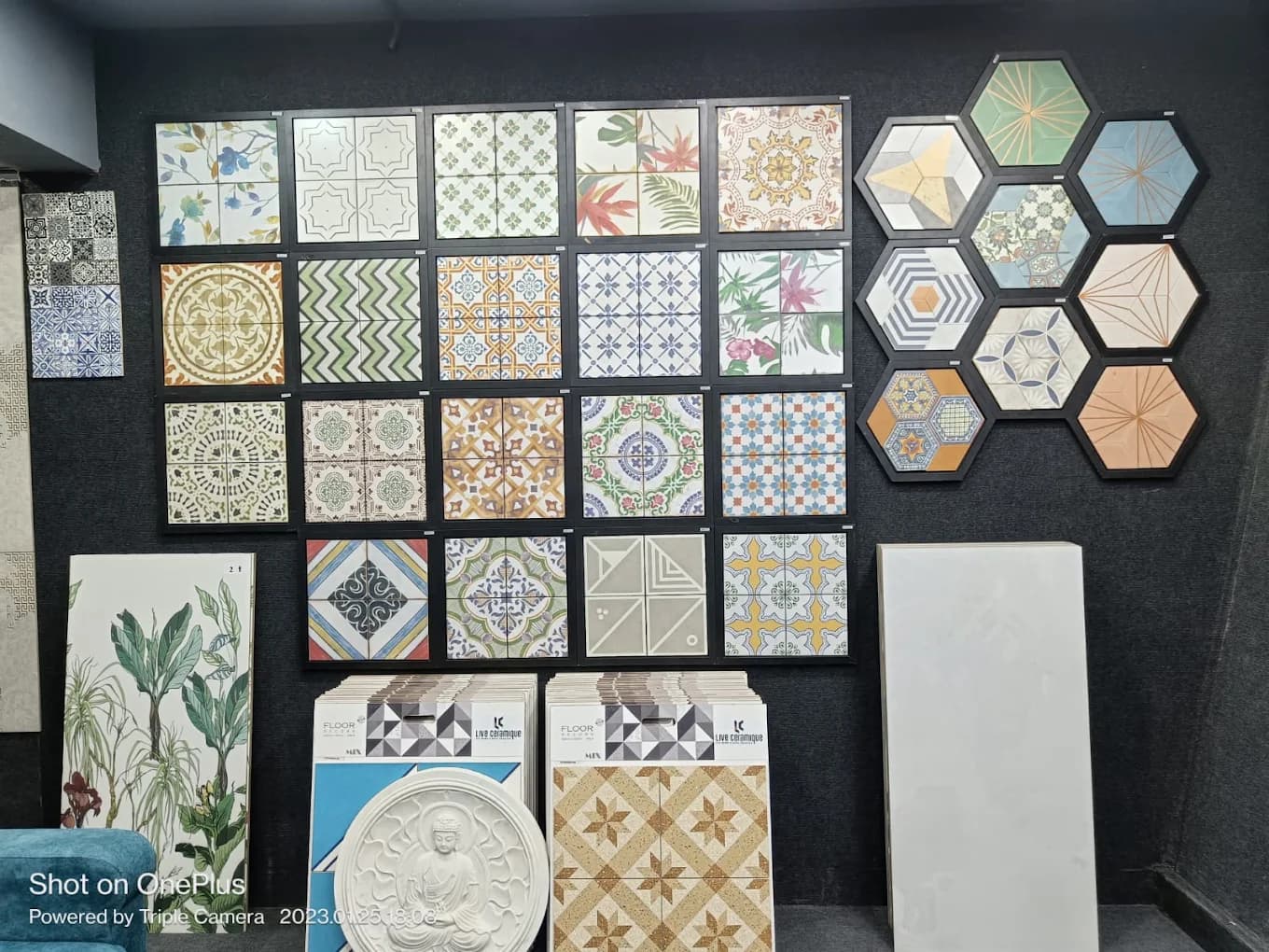 Live Ceramique tile showroom display