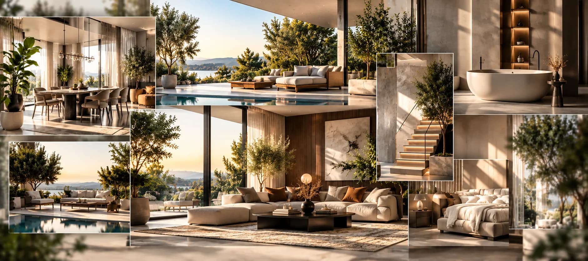 Live Ceramique design gallery featuring premium interior spaces
